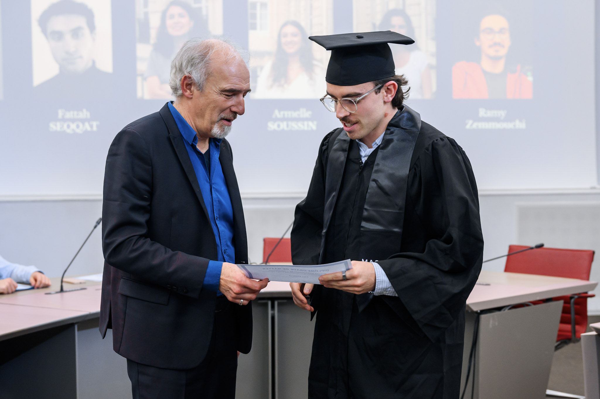 Remise de diplôme de Master